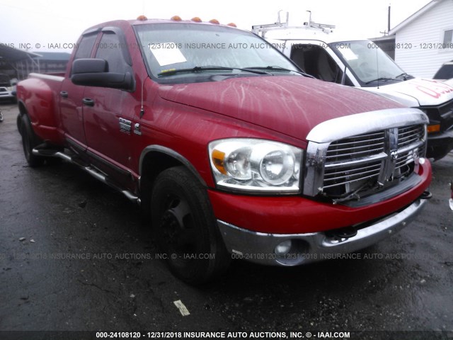 3D7ML48A27G822887 - 2007 DODGE RAM 3500 ST/SLT RED photo 1