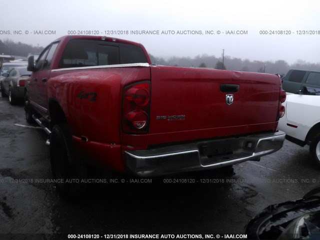 3D7ML48A27G822887 - 2007 DODGE RAM 3500 ST/SLT RED photo 3