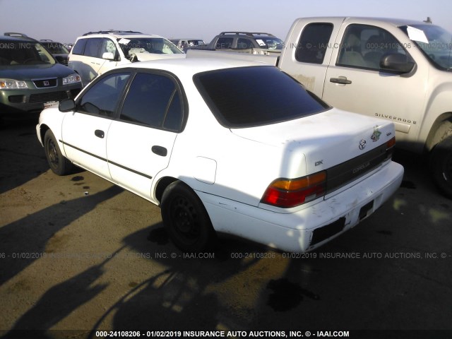 1NXAE09B0SZ235502 - 1995 TOYOTA COROLLA LE/DX WHITE photo 3