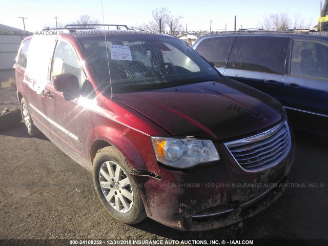 2C4RC1BG4FR695192 - 2015 CHRYSLER TOWN & COUNTRY TOURING MAROON photo 1