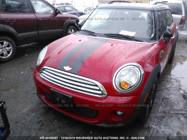 WMWZF3C51BT267614 - 2011 MINI COOPER CLUBMAN RED photo 6