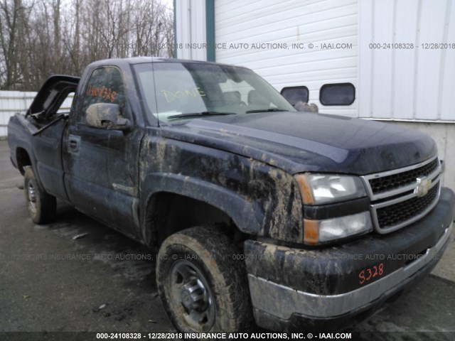 1GCHC24U97E197525 - 2007 CHEVROLET SILVERADO C2500 HEAVY DUTY BLACK photo 1