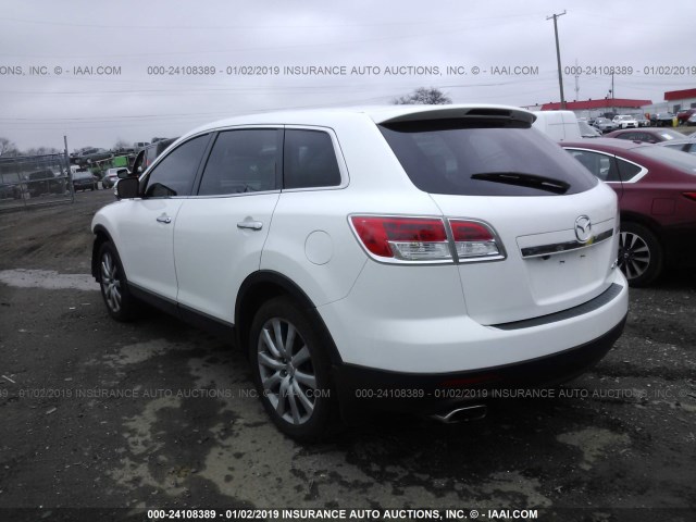 JM3TB28A180159113 - 2008 MAZDA CX-9 WHITE photo 3