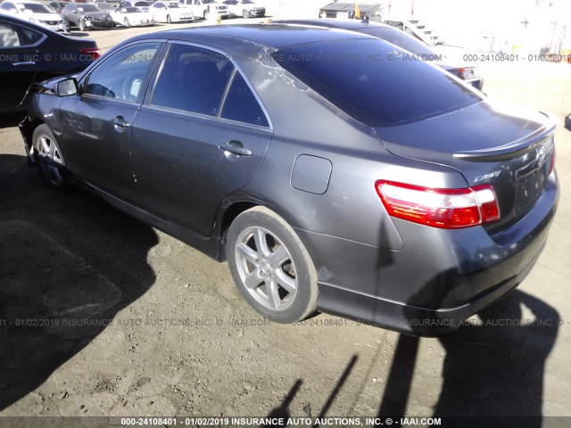 4T1BE46K09U342298 - 2009 TOYOTA CAMRY SE/LE/XLE GRAY photo 3