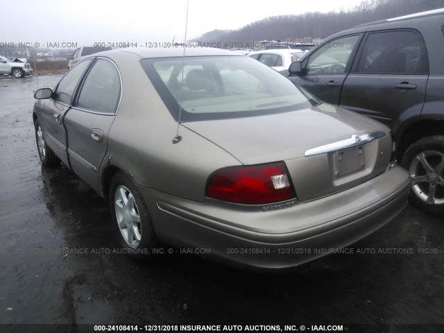 1MEFM55S43G613643 - 2003 MERCURY SABLE LS PREMIUM TAN photo 3