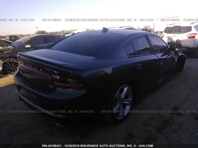 2C3CDXCT4GH227914 - 2016 DODGE CHARGER R/T GRAY photo 4