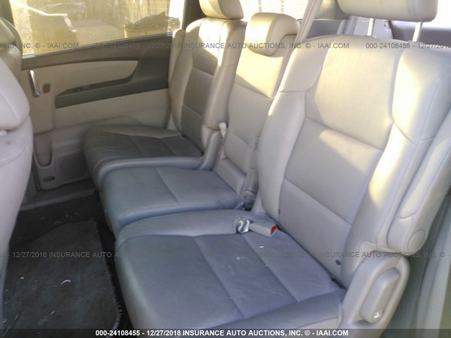 5FNRL5H60EB132236 - 2014 HONDA ODYSSEY EXL GRAY photo 8