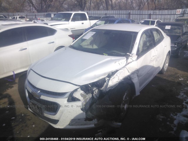 1G11B5SL9FF285072 - 2015 CHEVROLET MALIBU LS WHITE photo 2