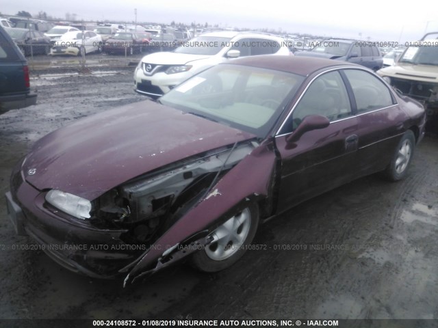 1G3GR62C4X4113435 - 1999 OLDSMOBILE AURORA MAROON photo 2