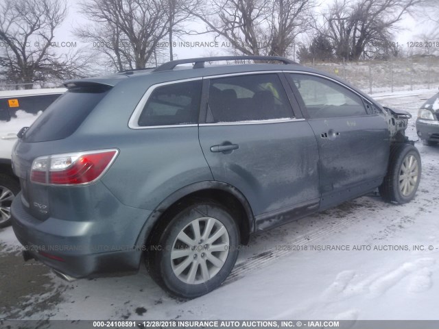 JM3TB3MA1A0225743 - 2010 MAZDA CX-9 GRAY photo 4