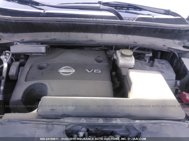 5N1AR2MM1DC667808 - 2013 NISSAN PATHFINDER S/SV/SL/PLATINUM BLUE photo 10