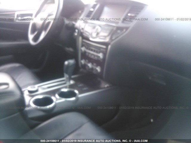 5N1AR2MM1DC667808 - 2013 NISSAN PATHFINDER S/SV/SL/PLATINUM BLUE photo 5