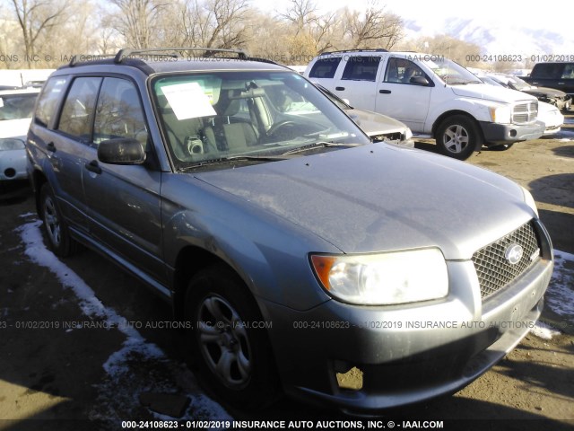 JF1SG63657H737705 - 2007 SUBARU FORESTER 2.5X/SPORTS 2.5X SILVER photo 1