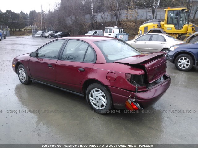 1G8ZH5283YZ189082 - 2000 SATURN SL1 RED photo 3