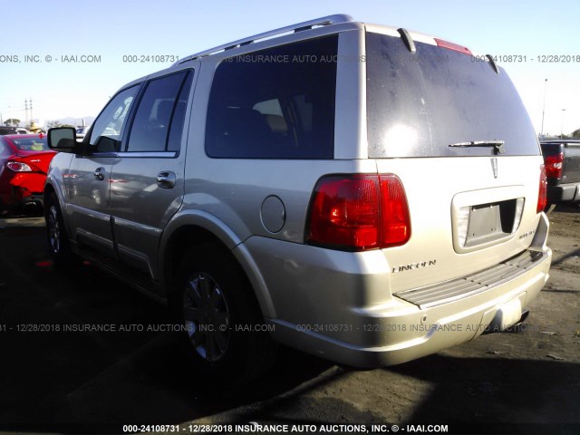 5LMFU27R24LJ25352 - 2004 LINCOLN NAVIGATOR 香槟色 照片 3