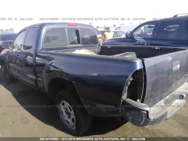 5TETX22N68Z487018 - 2008 TOYOTA TACOMA ACCESS CAB ლურჯი ფოტო 3