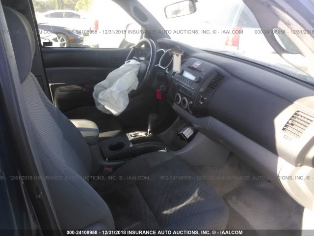 5TETX22N68Z487018 - 2008 TOYOTA TACOMA ACCESS CAB ლურჯი ფოტო 5