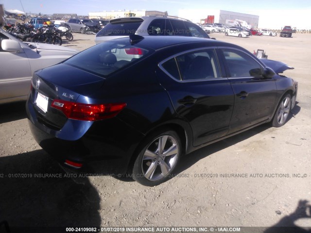 19VDE1F79DE007127 - 2013 ACURA ILX 20 TECH BLUE photo 4