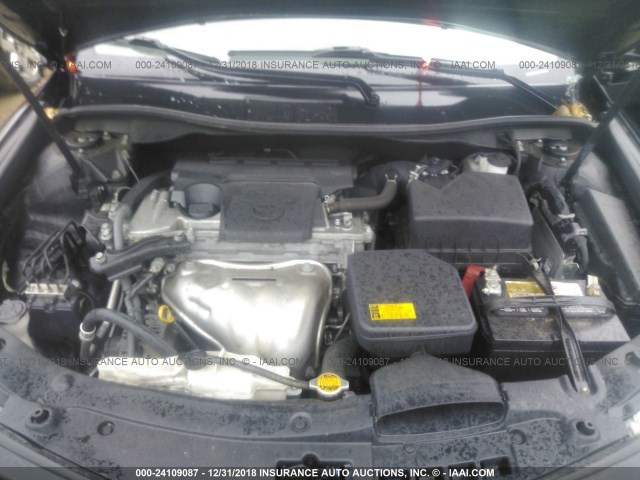 4T1BF1FKXCU102713 - 2012 TOYOTA CAMRY SE/LE/XLE 黑色 照片 10
