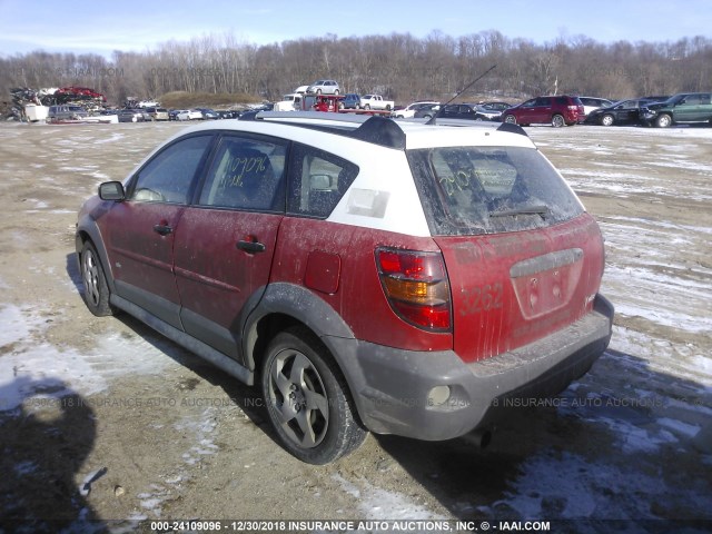 5Y2SL65868Z412285 - 2008 PONTIAC VIBE RED photo 3