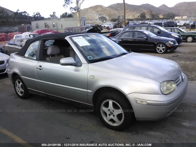 3VWDC21VXYM806061 - 2000 VOLKSWAGEN CABRIO GLS SILVER photo 1