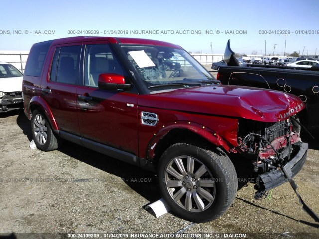 SALAK2D44CA649878 - 2012 LAND ROVER LR4 HSE LUXURY RED photo 1