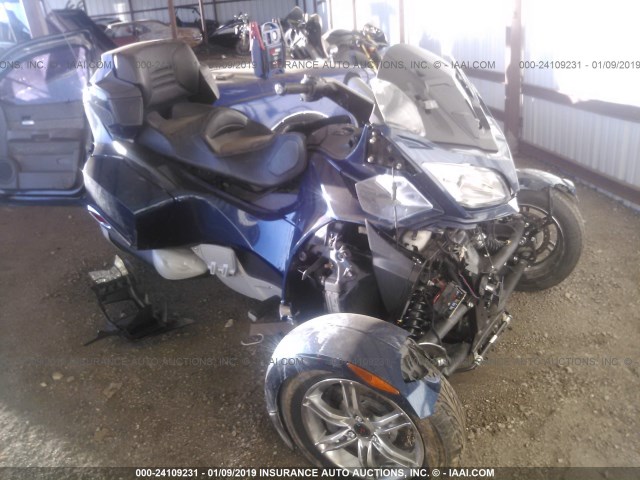 2BXJBKC18AV002110 - 2010 CAN-AM SPYDER ROADSTER RT BLUE photo 1