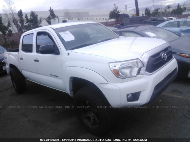 5TFLU4EN4DX065184 - 2013 TOYOTA TACOMA DOUBLE CAB 白色 照片 1