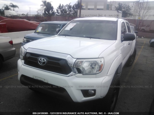 5TFLU4EN4DX065184 - 2013 TOYOTA TACOMA DOUBLE CAB 白色 照片 2