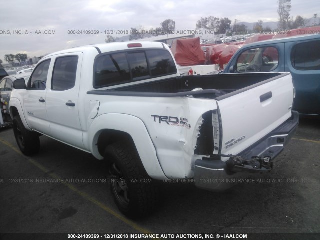 5TFLU4EN4DX065184 - 2013 TOYOTA TACOMA DOUBLE CAB 白色 照片 3
