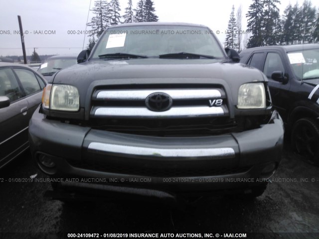 5TBBT44174S451058 - 2004 TOYOTA TUNDRA ACCESS CAB SR5 GRAY photo 6