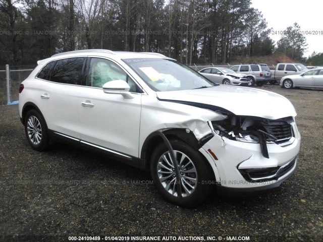 2LMTJ6KR2GBL57911 - 2016 LINCOLN MKX SELECT WHITE photo 1