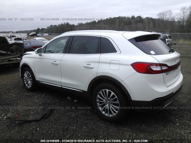 2LMTJ6KR2GBL57911 - 2016 LINCOLN MKX SELECT WHITE photo 3