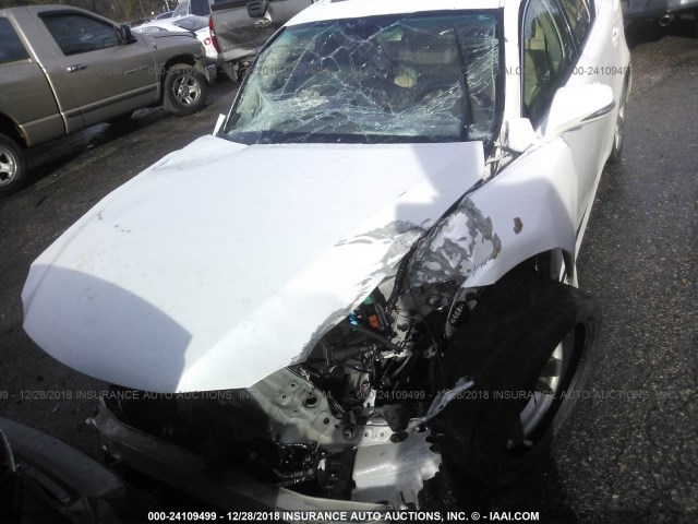 JTHBF5C23A5123070 - 2010 LEXUS IS 250 WHITE photo 6