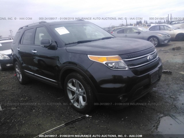 1FM5K7F84FGB26704 - 2015 FORD EXPLORER LIMITED BLACK photo 1