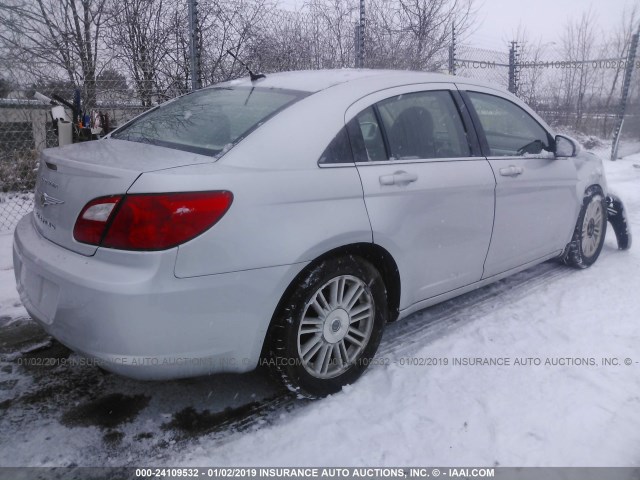 1C3LC56B19N556431 - 2009 CHRYSLER SEBRING TOURING/LIMITED SILVER photo 4