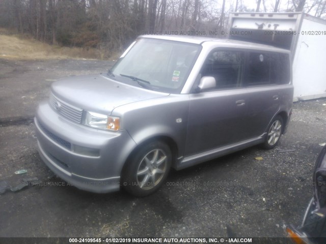 JTLKT324264067576 - 2006 TOYOTA SCION XB Сұр фото 2