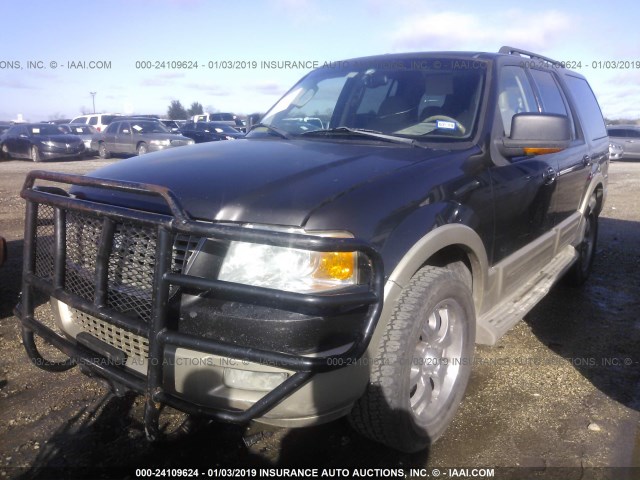 1FMFU17575LA63913 - 2005 FORD EXPEDITION EDDIE BAUER BROWN photo 2