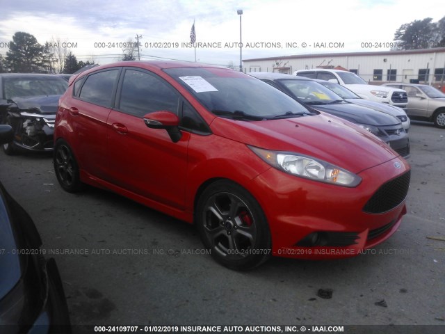 3FADP4GX4EM156396 - 2014 FORD FIESTA ST ORANGE photo 1