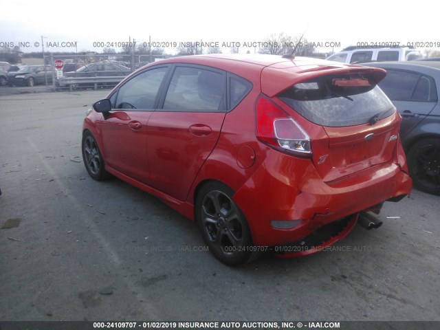 3FADP4GX4EM156396 - 2014 FORD FIESTA ST ORANGE photo 3