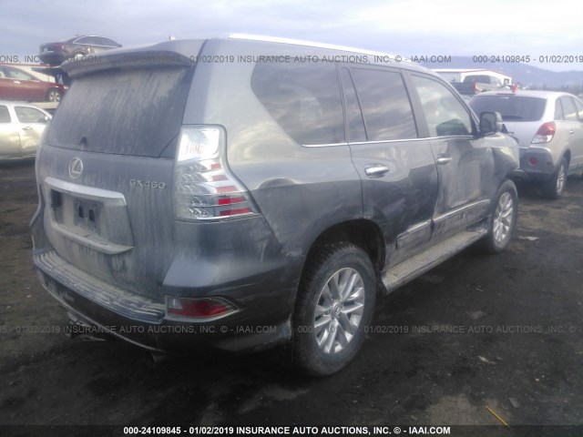 JTJBM7FX0F5110355 - 2015 LEXUS GX GRAY photo 4