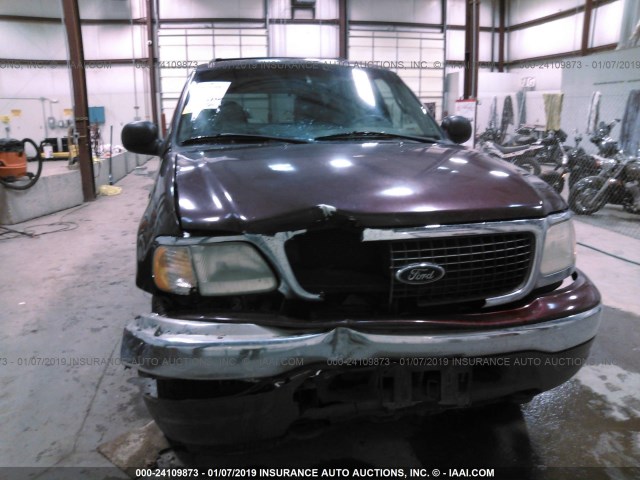 1FMPU16L1YLB47444 - 2000 FORD EXPEDITION XLT MAROON photo 6