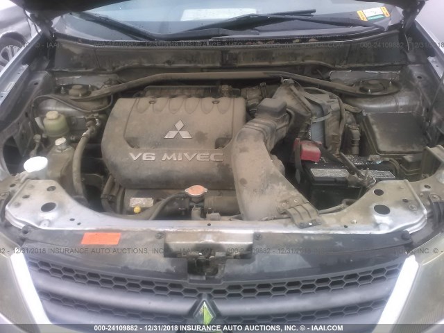 JA4MS31X77U004441 - 2007 MITSUBISHI OUTLANDER ES/LS Gümüş foto 10