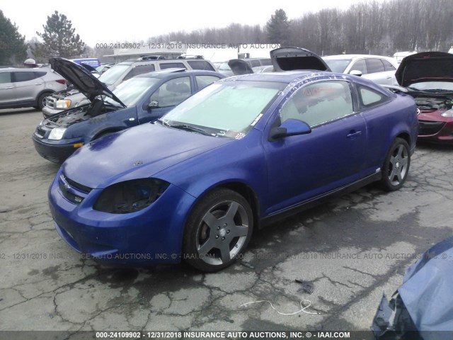 1G1AP14PX67817207 - 2006 CHEVROLET COBALT SS SUPERCHARGED BLUE photo 2