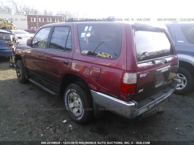 JT3HN86RXW0190413 - 1998 TOYOTA 4RUNNER SR5 RED photo 3