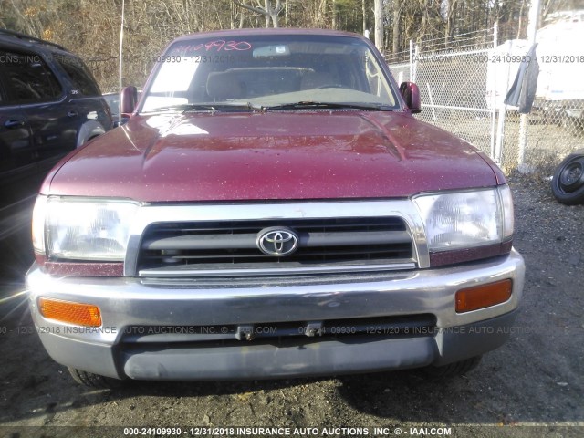 JT3HN86RXW0190413 - 1998 TOYOTA 4RUNNER SR5 RED photo 6