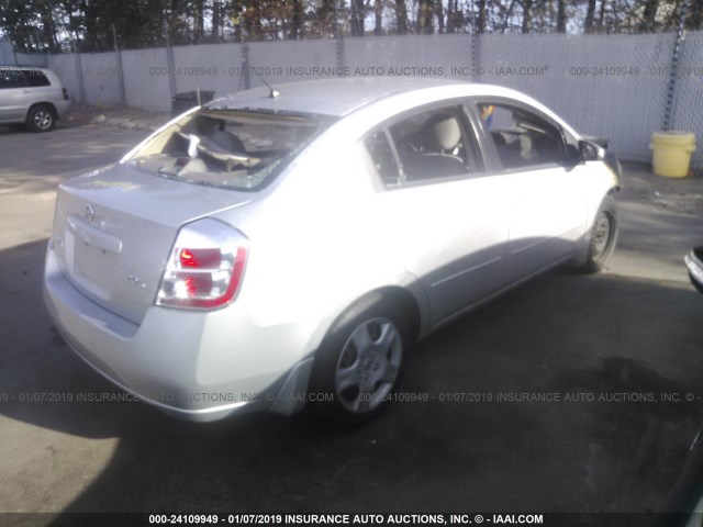 3N1AB61E07L669445 - 2007 NISSAN SENTRA 2.0/2.0S/2.0SL SILVER photo 4