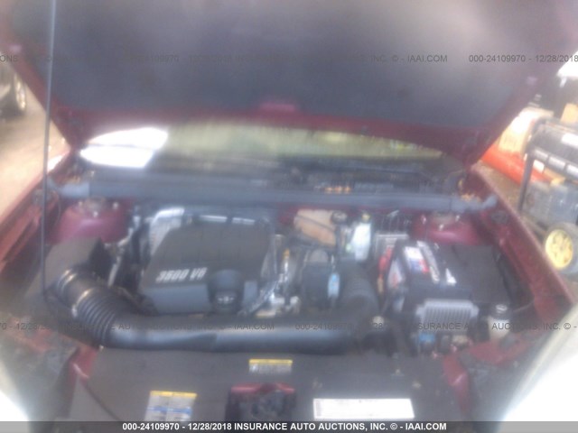 1G1ZT528X5F203473 - 2005 CHEVROLET MALIBU LS RED photo 10