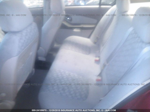 1G1ZT528X5F203473 - 2005 CHEVROLET MALIBU LS RED photo 8