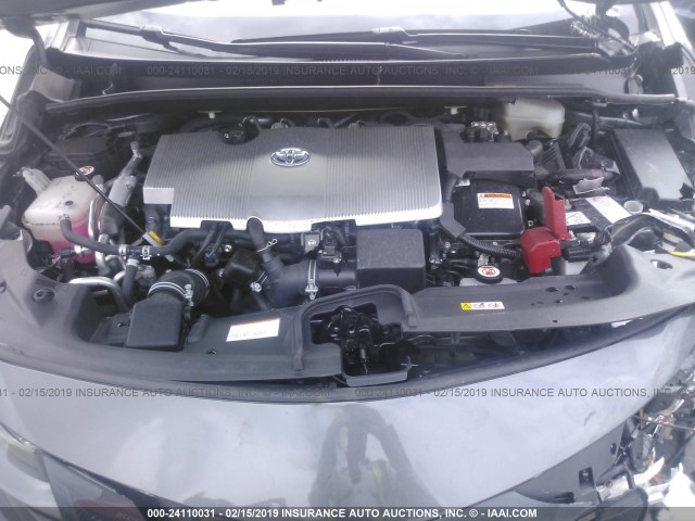 JTDKARFP3H3067040 - 2017 TOYOTA PRIUS PRIME  灰色 照片 10